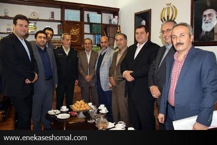 ديدار اعضاي شوراي شهر ساري با فرمانده نيروي انتظامي مازندران